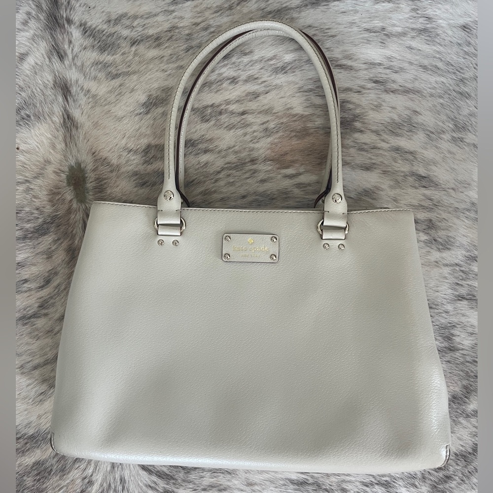 Kate Spade Elena White Handbag